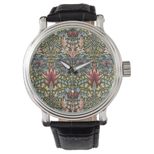 William Morris Snakeshead Floral Pattern Watch