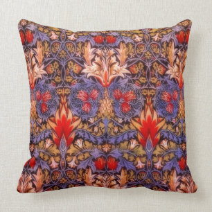 William Morris Snakeshead Vintage Floral Cushion