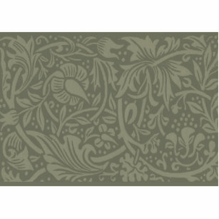 William Morris Soft Green Floral Vintage Pattern Photo Sculpture Magnet