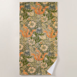 William Morris Spring Compton Flower Festival Beach Towel