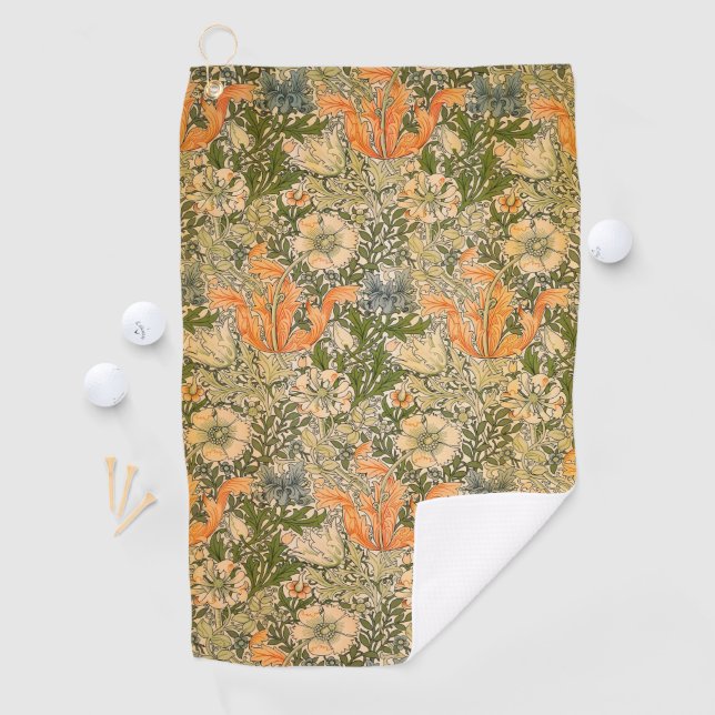 William Morris Spring Compton Flower Festival Golf Towel (InSitu)