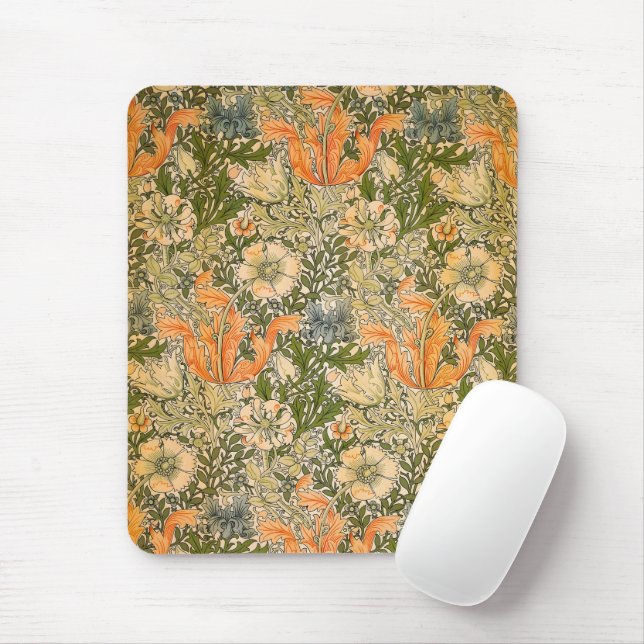 William Morris Spring Compton Flower Festival Mouse Pad (With Mouse)