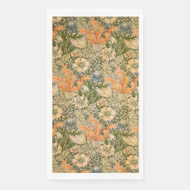 William Morris Spring Compton Flower Festival Napkin (Front)