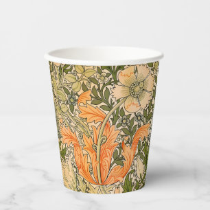 William Morris Spring Compton Flower Festival Paper Cups
