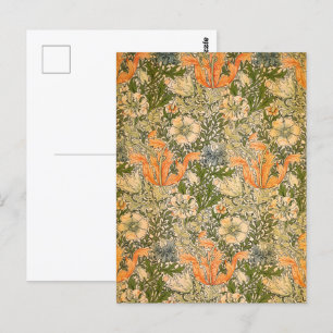 William Morris Spring Compton Flower Festival Postcard