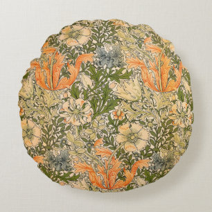 William Morris Spring Compton Flower Festival Round Cushion