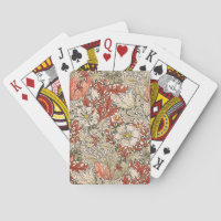 William Morris Spring Compton Flower Vintage Red