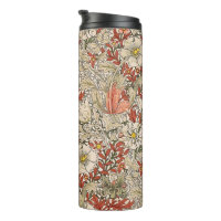 William Morris Spring Compton Flower Vintage Red