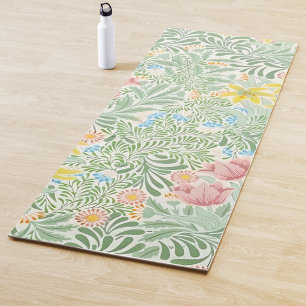 William Morris Spring Flowers Floral Pattern Yoga Mat