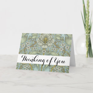 William Morris Spring Thicket: Antique Floral Card