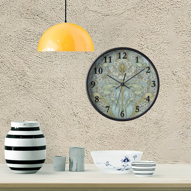 William Morris Spring Thicket: Antique Floral Clock (Creator Uploaded)