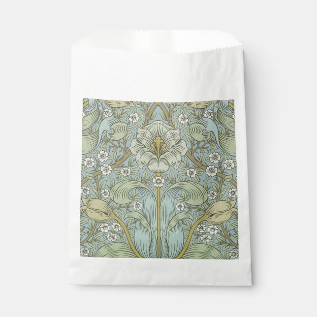 William Morris Spring Thicket: Antique Floral Favour Bag (Front)