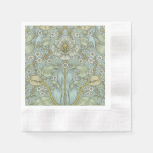 William Morris Spring Thicket: Antique Floral Napkin