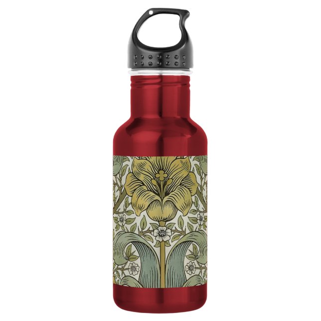 William Morris Spring Thicket Classic Pattern 532 Ml Water Bottle (Front)