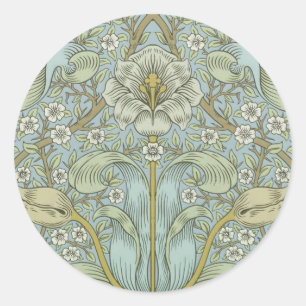 William Morris Spring Thicket Classic Pattern Classic Round Sticker