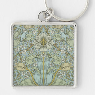 William Morris Spring Thicket Classic Pattern Key Ring