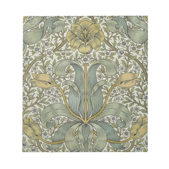 William Morris Spring Thicket Classic Pattern Notepad (Front)