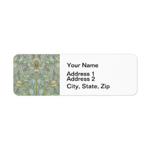 William Morris Spring Thicket Classic Pattern Return Address Label