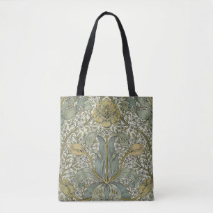 William Morris Spring Thicket Yellow Floral Art Tote Bag