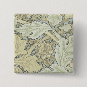 William Morris St James Acanthus Wallpaper 15 Cm Square Badge