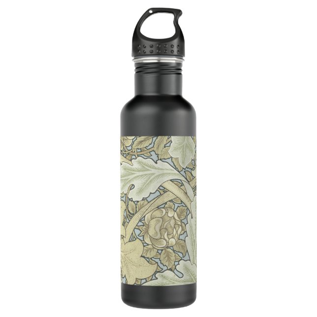 William Morris St James Acanthus Wallpaper 710 Ml Water Bottle (Front)