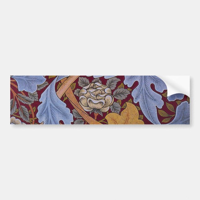 William Morris St James Acanthus Wallpaper Bumper Sticker (Front)