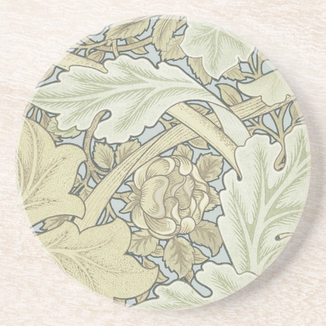 William Morris St James Acanthus Wallpaper Coaster (Front)