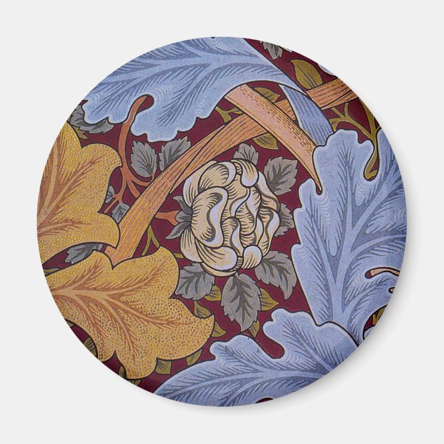 William Morris St James Acanthus Wallpaper Magnet (Front)