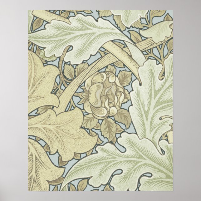 William Morris St James Acanthus Wallpaper Poster (Front)