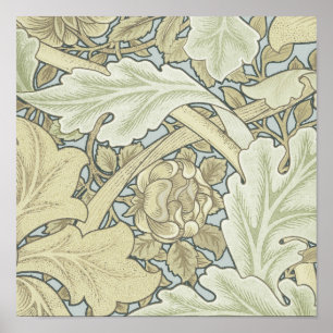 William Morris St James Acanthus Wallpaper Poster