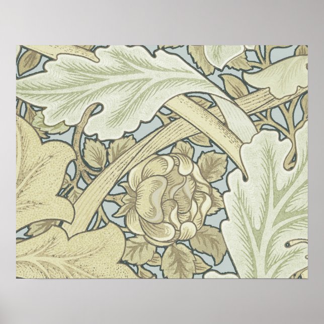 William Morris St James Acanthus Wallpaper Poster (Front)