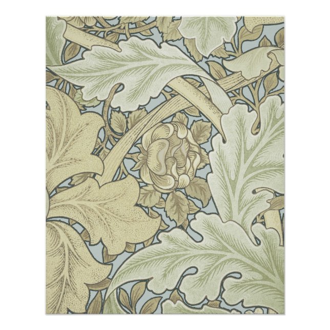 William Morris St James Acanthus Wallpaper Poster (Front)