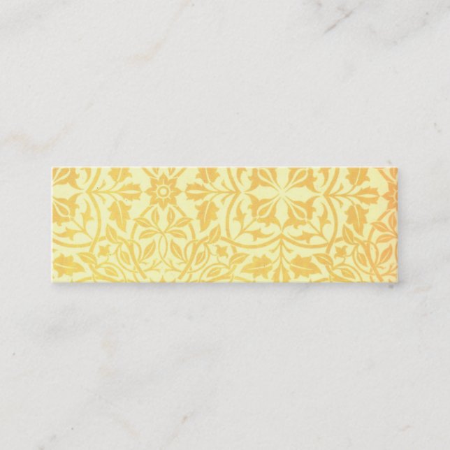 William Morris St. James Place Ceiling Paper Mini Business Card (Front)