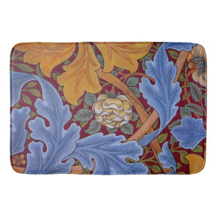 William Morris St. James Vintage Floral Design Bath Mat