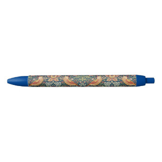William Morris Strawberry black ink pen