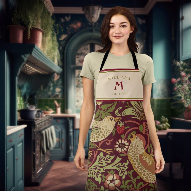 William Morris Strawberry Thief Apron (Creator Uploaded)