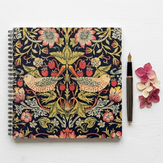 William Morris Strawberry Thief Artistic Vintage  Notebook (Creator Uploaded)