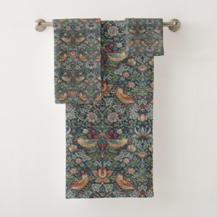 William Morris: Strawberry Thief Bath Towel Set