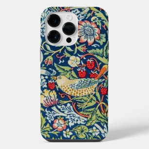 William Morris Strawberry thief bird iPhone 14 Pro Max Case