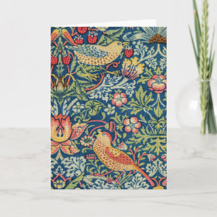 William Morris - Strawberry Thief Card
