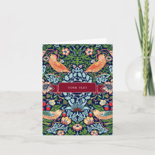 William Morris Strawberry Thief Card