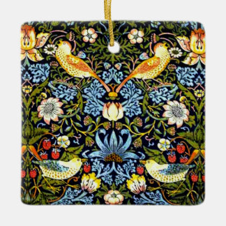 William Morris - Strawberry Thief Ceramic Ornament