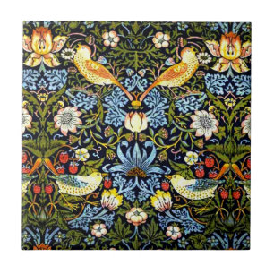 William Morris - Strawberry Thief  Ceramic Tile