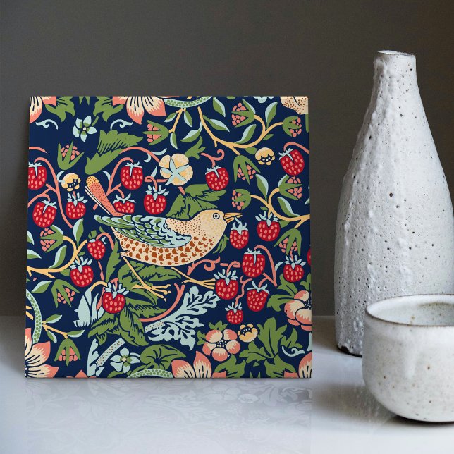 William Morris Strawberry Thief Ceramic Tile (Creator Uploaded)
