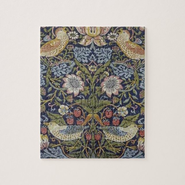William Morris Strawberry Thief Design 1883 Jigsaw Puzzle (Vertical)