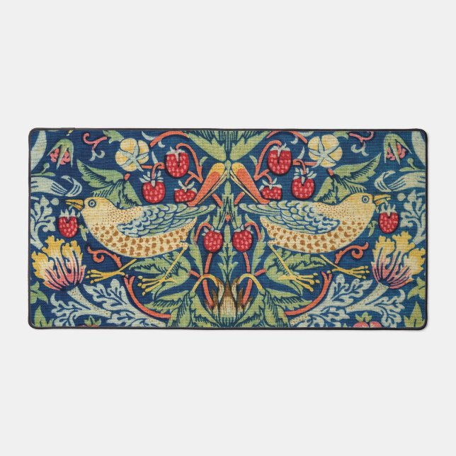 William Morris - Strawberry Thief Desk Mat (Front)