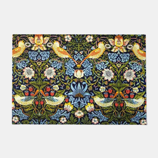 William Morris, Strawberry Thief, Doormat (Front)