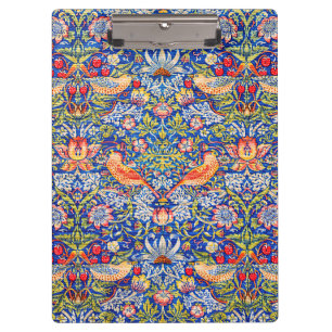 William Morris Strawberry thief famous painting Clipboard