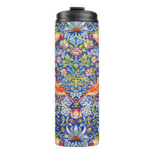 William Morris Strawberry thief famous painting  Thermal Tumbler