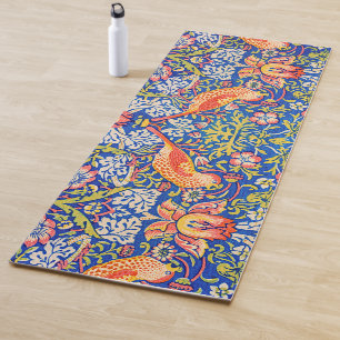 William Morris Strawberry thief famous painting  Yoga Mat